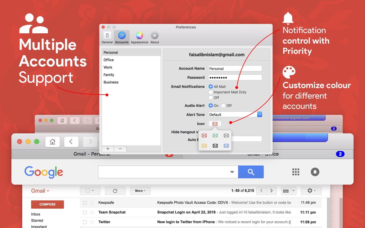 Gmail app for macbook pro